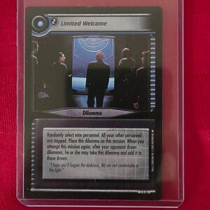 2002 STAR TREK, LIMITED WELCOME CARD!!!
